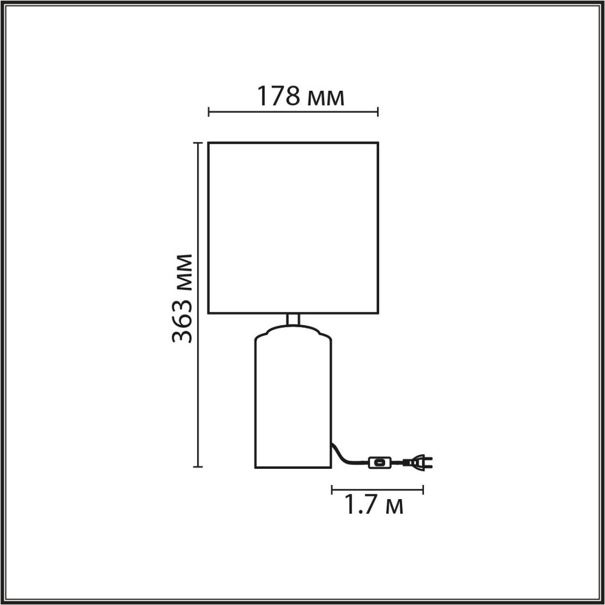 Настольные лампы Настольная лампа LUMION 8141/1T TERAZIO 