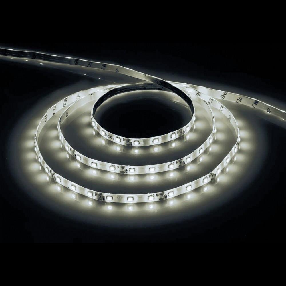 Светодиодная лента белая нейтральная Лента светодиодная Feron LS604 60SMD(2835)/м 4.8Вт/м 12V 4000К IP65 5 метров 48219 