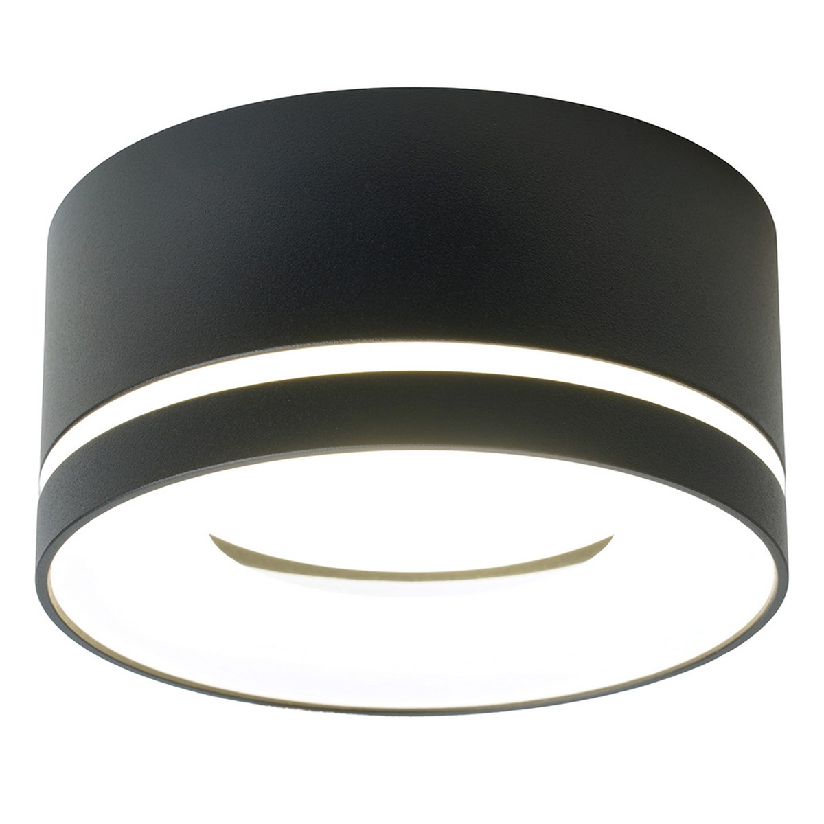 Накладные светодиодные светильники Светильник потолочный Feron HL457 12W GX53 черный 51347 