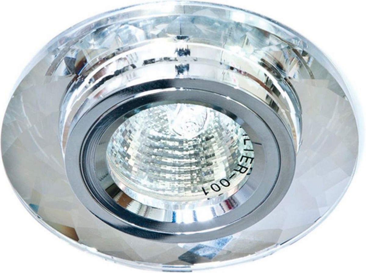 Светильник встраиваемый Feron 8050-2 потолочный серебристый MR16 G5.3 18643