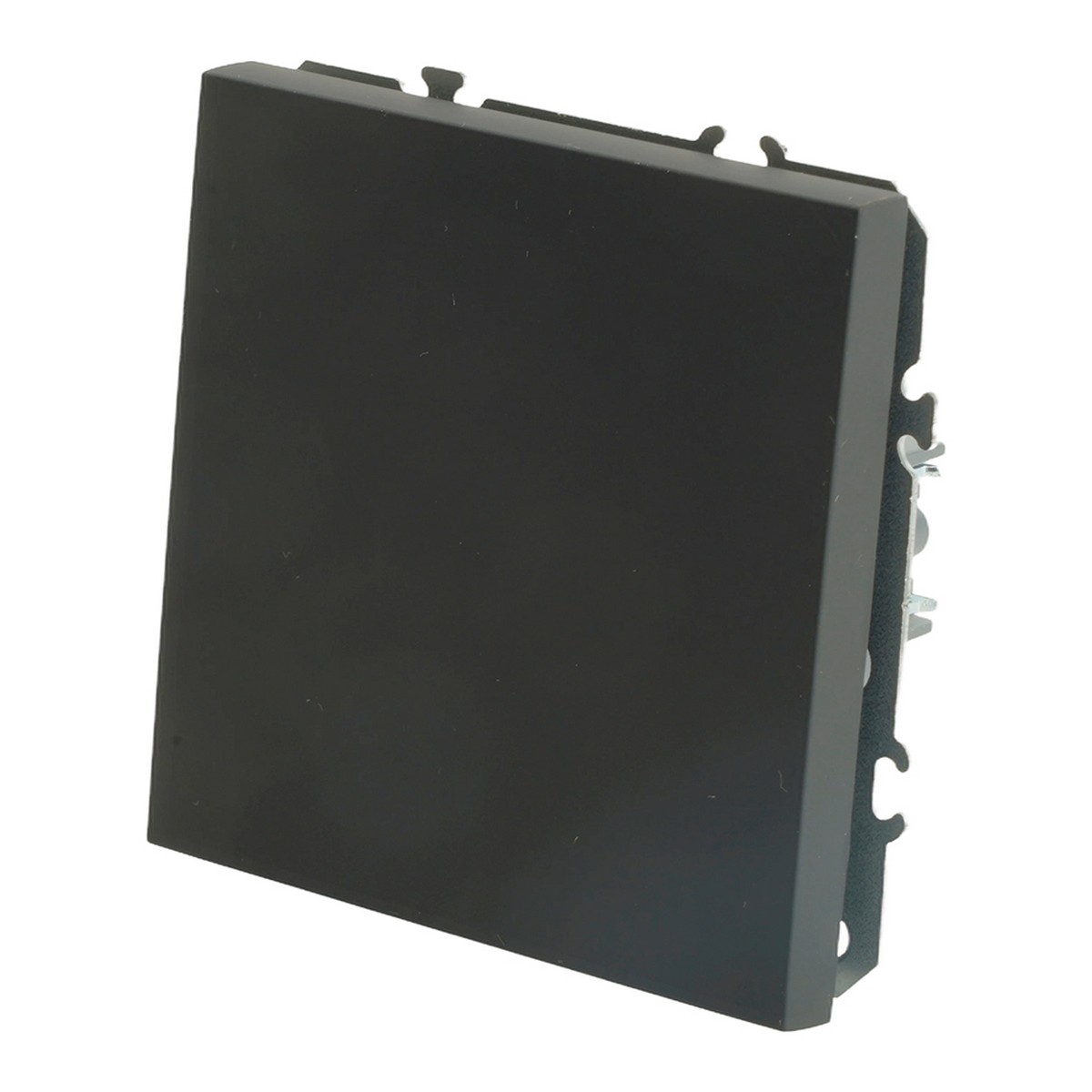 Переключатель 1-клавишный STEKKER Эмили RSW10-5105-05 черный уголь soft touch 49841