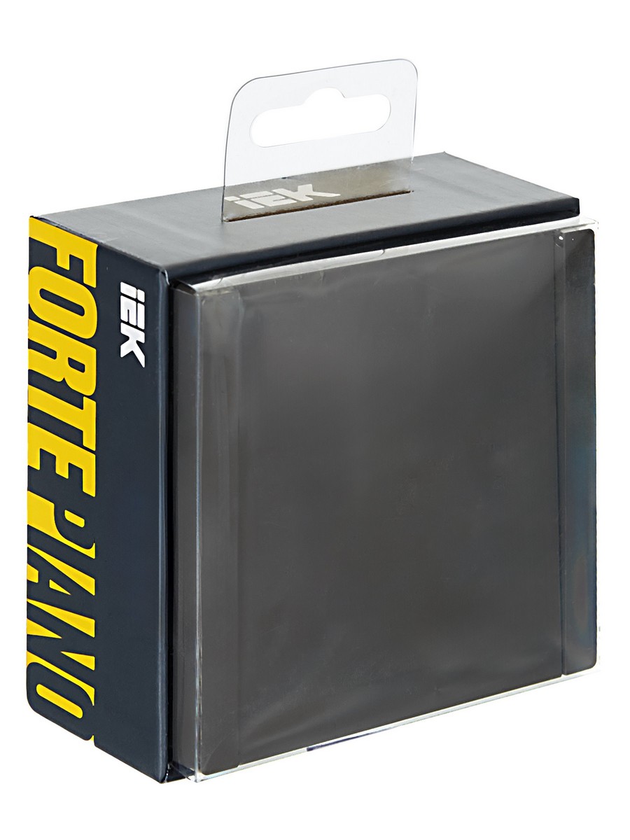 IEK FORTE&PIANO Серый Выключатель IEK FORTE&PIANO Серый 1-кл 10А FP301