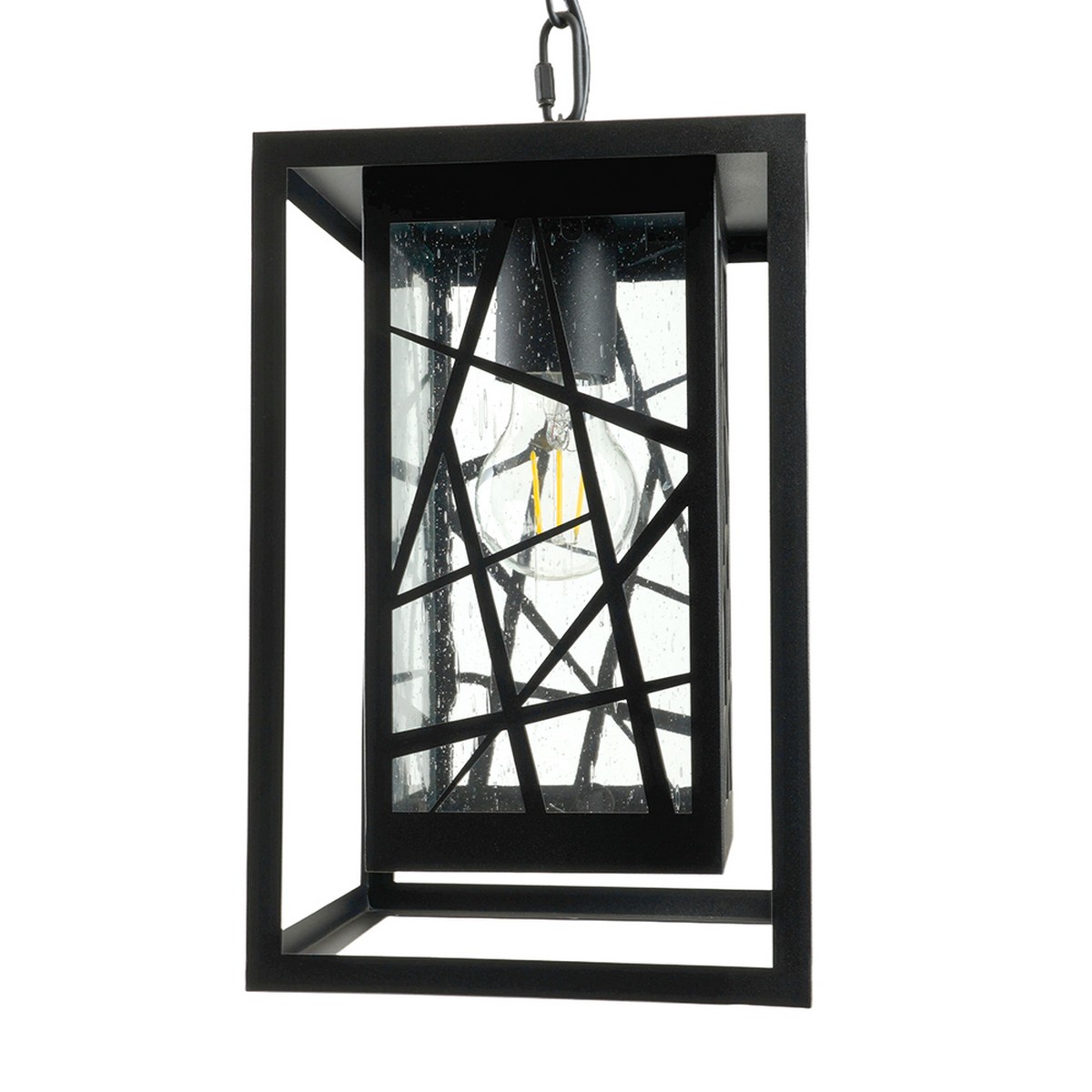 Уличные светильники на цепочке Светильник садово-парковый Feron PL642 на цепочке 60W 230V E27 черный 11648 