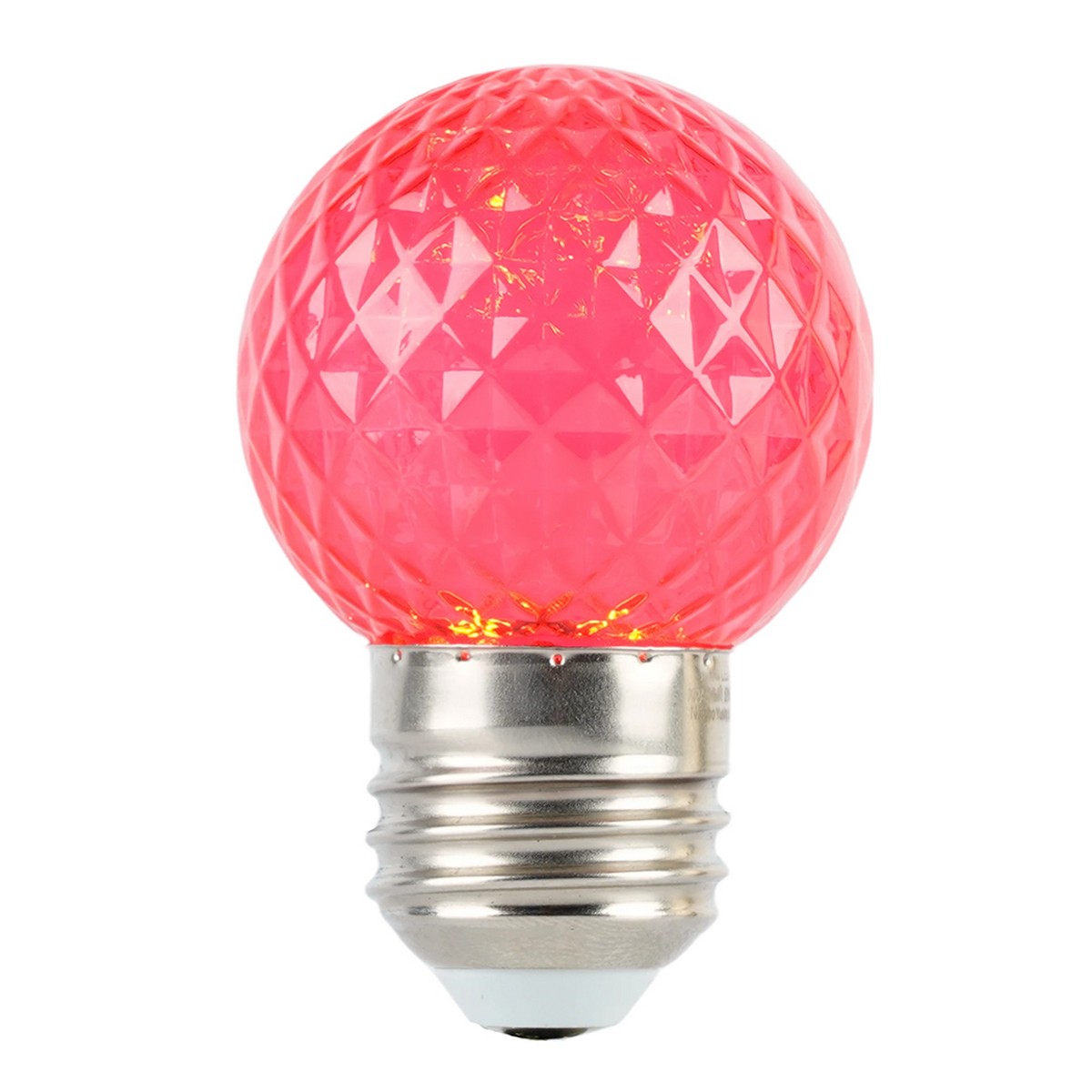 E27 Лампа светодиодная Feron LB-385 Шарик красный прозрачный E27 1W 230V 52164 