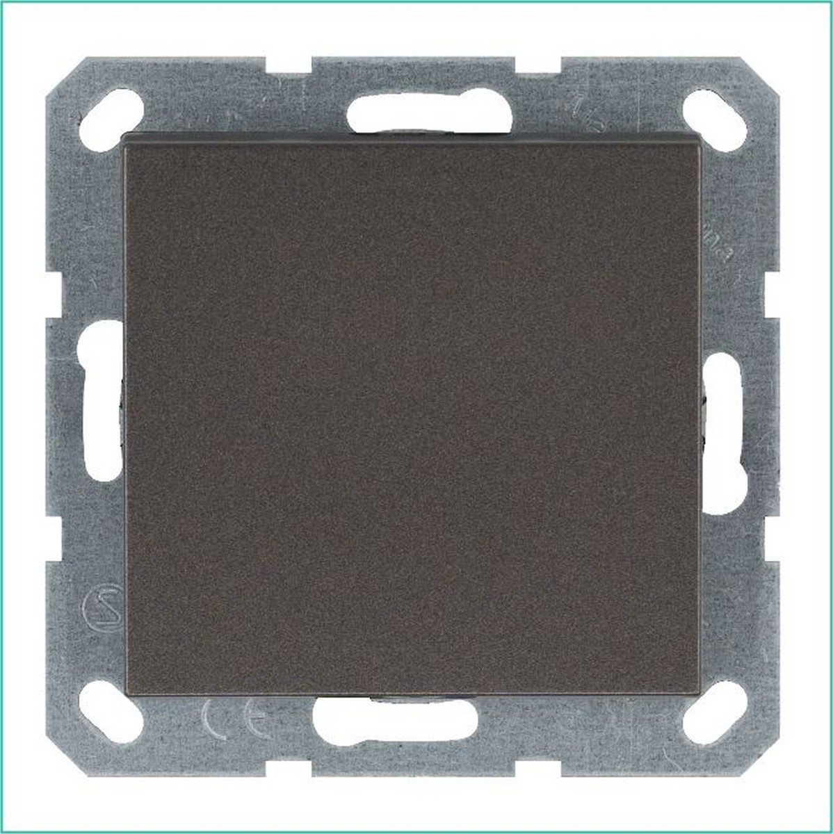 JASMART G - розетки и выключатели Выключатель одноклавишный JASMART перекрестный Мокко G3013Z