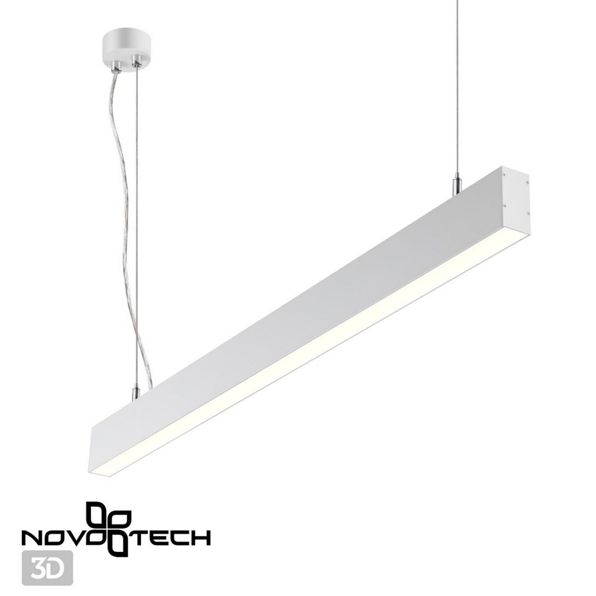 Светильник подвесной светодиодный (длина подвесов и сетового кабеля 1,2м) NOVOTECH 358879 ITER