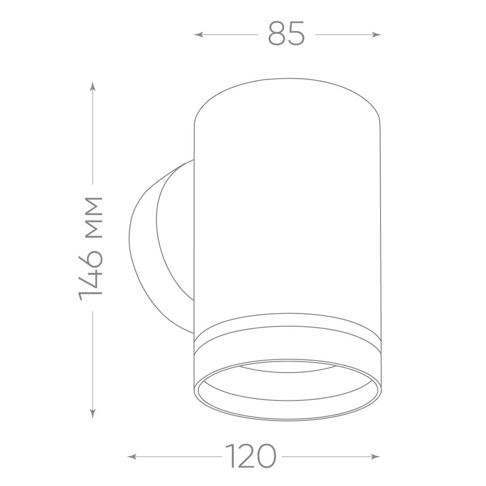 Уличные настенные светильники Светильник садово-парковый Feron DH1001 на стену  GX53 230V черный 11708 