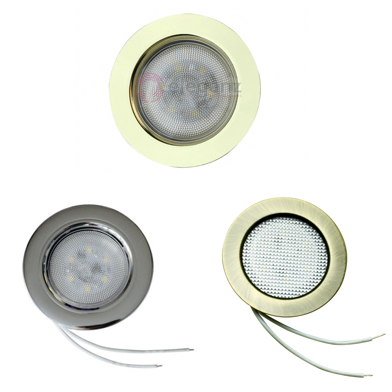Светильник встраиваемый светодиодный мебельный Eleganz 4W 220V хром