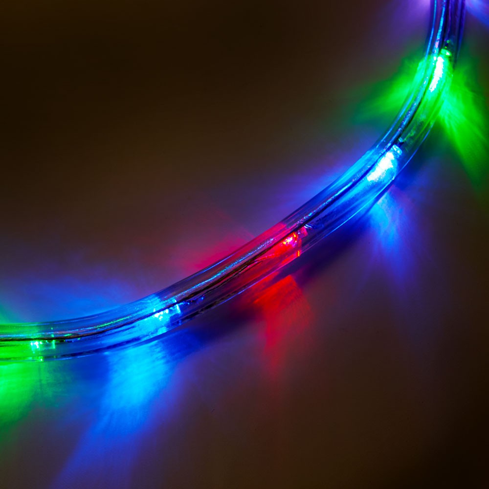 Светодиодная лента RGB Дюралайт светодиодный Feron LED-R2W 2-х жильный RGB 144Вт/м 24LED/м 50м 230V 41031 (цена за метр) 