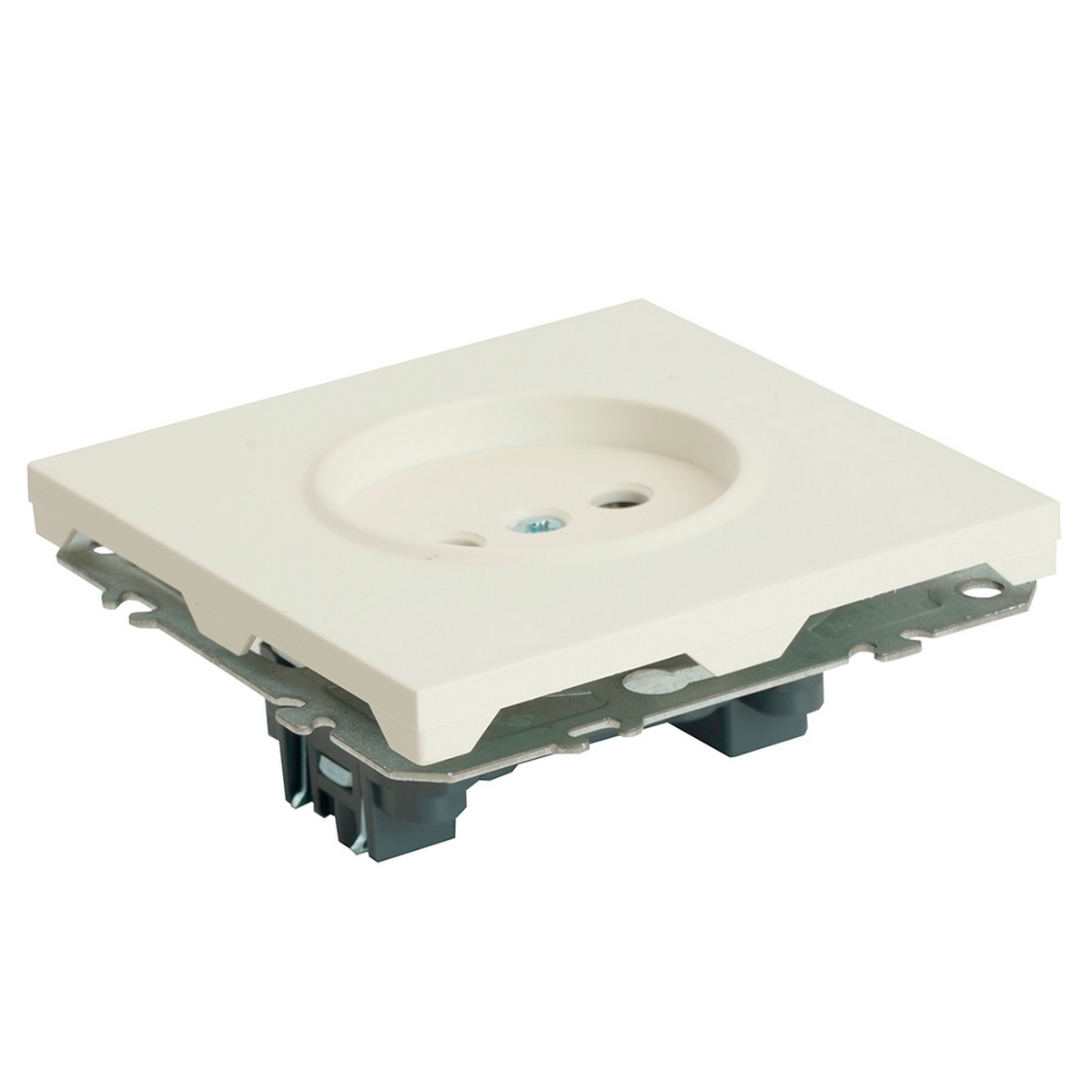 Розетка 1-ая с защитной шторкой б/з STEKKER Эмили RST16-5109-01 белый фарфор soft touch 49876