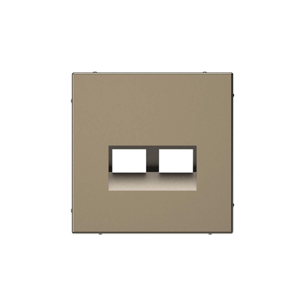 ArtGallery Мокко Накладка Systeme Electric ArtGallery Мокко двойная Keystone