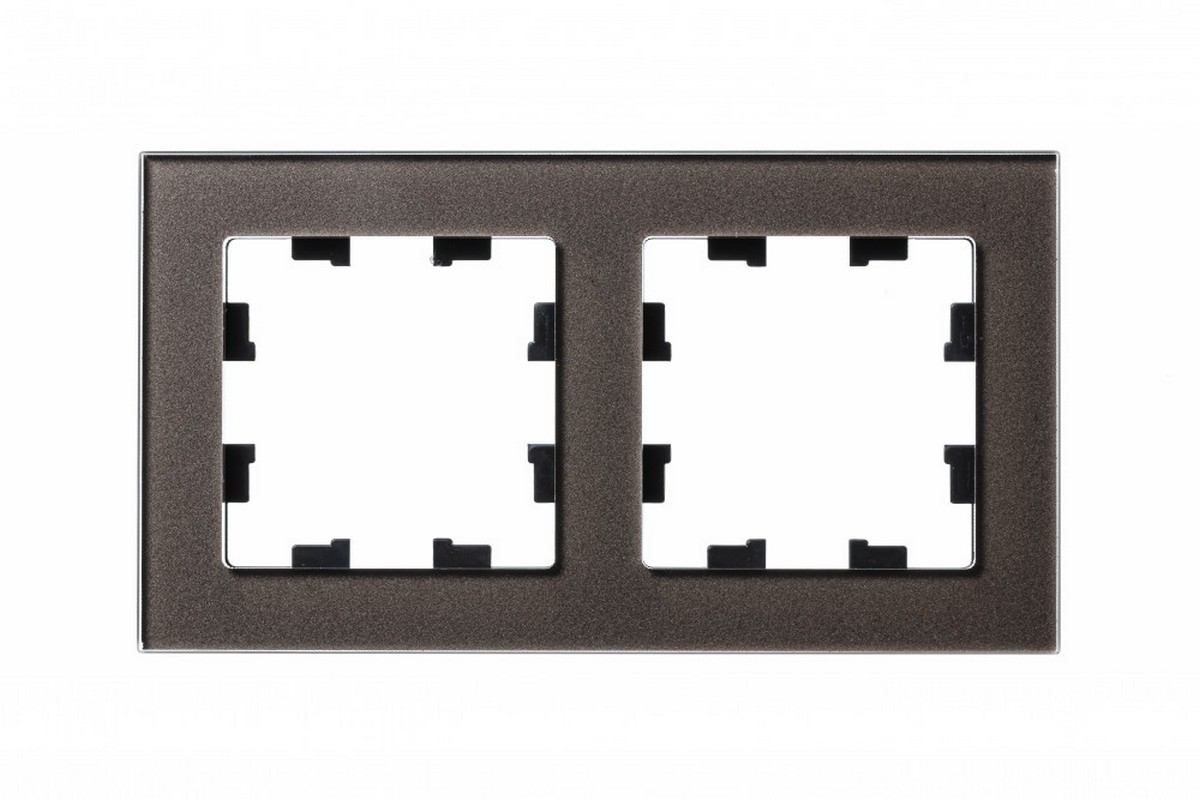 AtlasDesign Рамки Nature Рамка Systeme Electric AtlasDesign Nature Стекло мокко 2-ая ATN320602