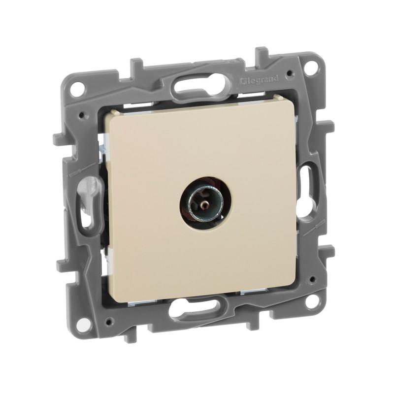 Розетка TV Legrand Etika слоновая кость Звезда 672351