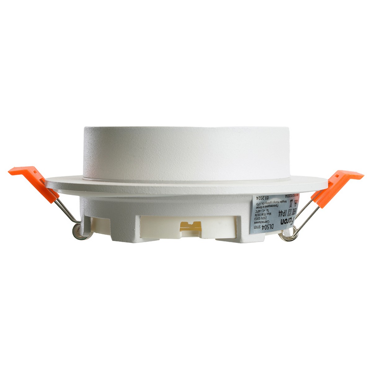 Встраиваемые светодиодные светильники Светильник встраиваемый Feron DL504 потолочный GX53 белый круг IP44 51101 