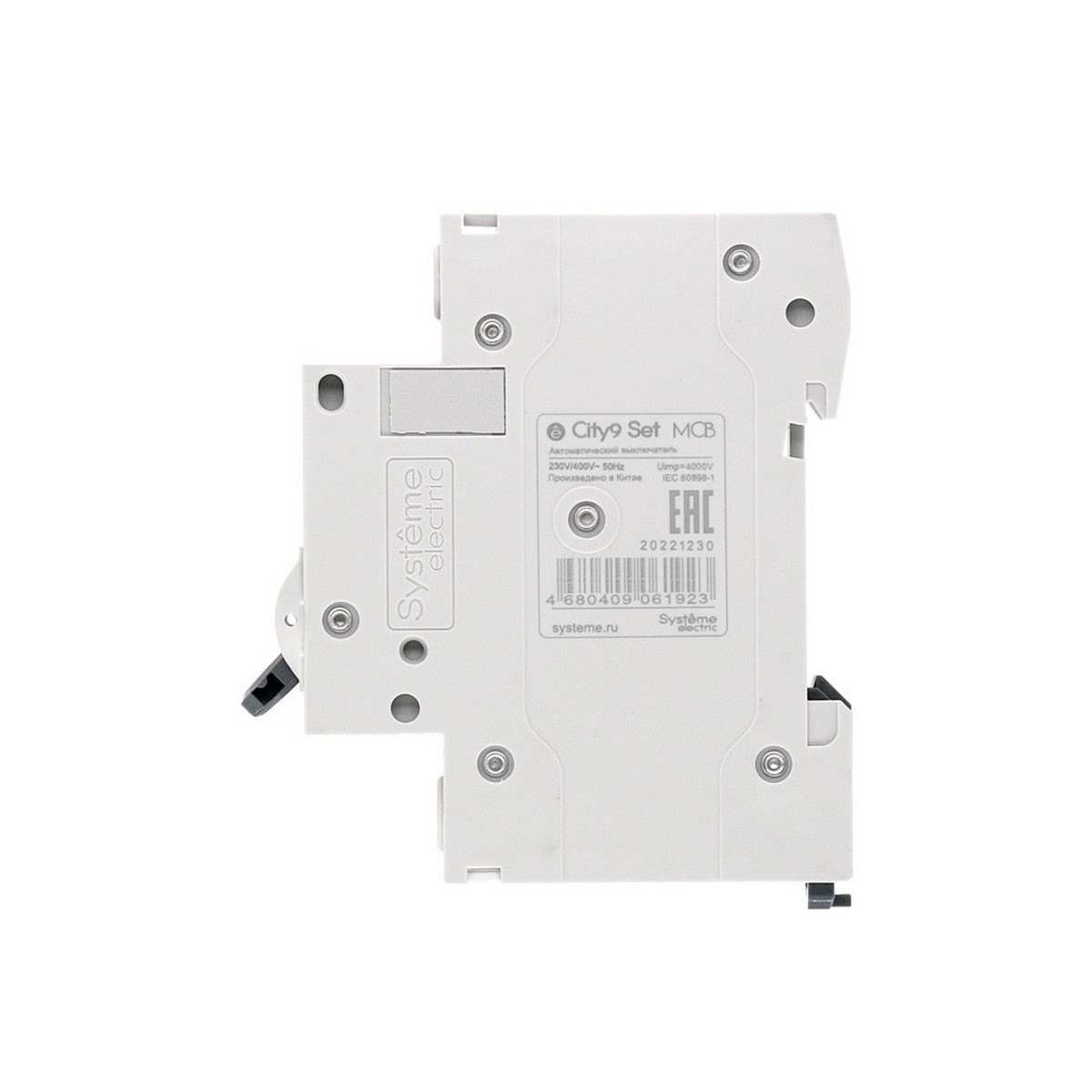 1 полюсные (однополюсные) Автоматический выключатель SE City9 Set (АВ) С 6А 1P 4.5kA 230В C9F34106 