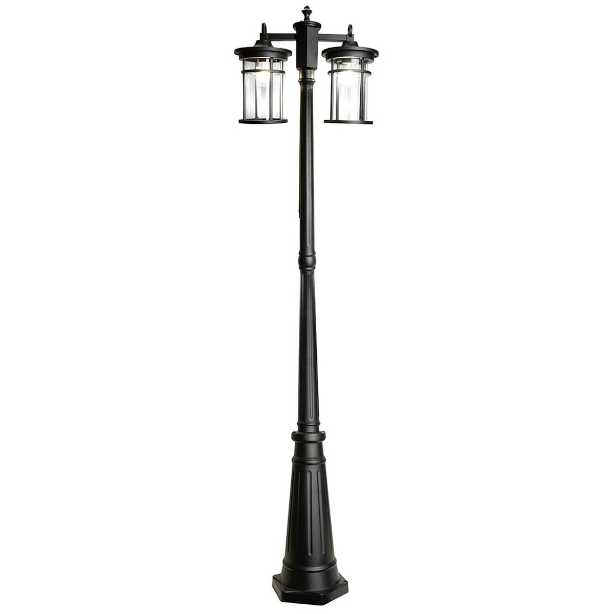 Светильник садово-парковый Feron PL768 столб 2*60W E27 черный 51822