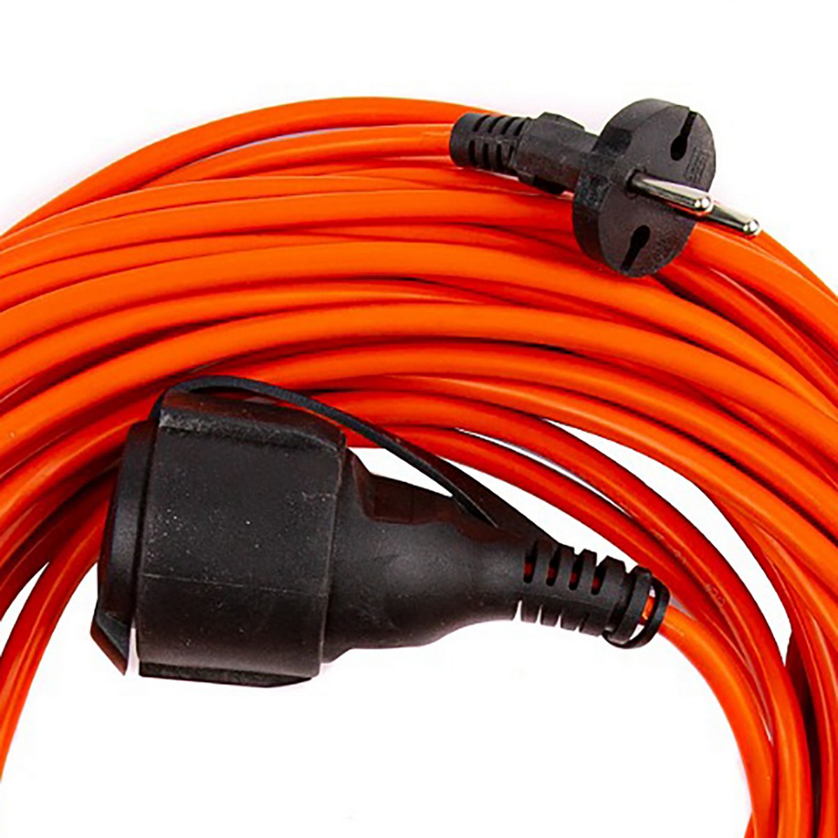 Колодки и удлинители, тройники Удлинитель-шнур STEKKER STD08-21-50 1-местный ПВС б/з 2*1,5мм2, IP54, 50м Standart 50342 