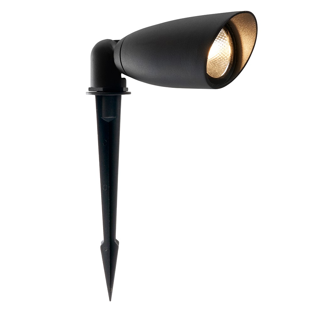 Светодиодные ландшафтные светильники Светодиодный светильник тротуарный (грунтовый) Feron SP2701 5W 12-24V 3000К черный IP65 48446 