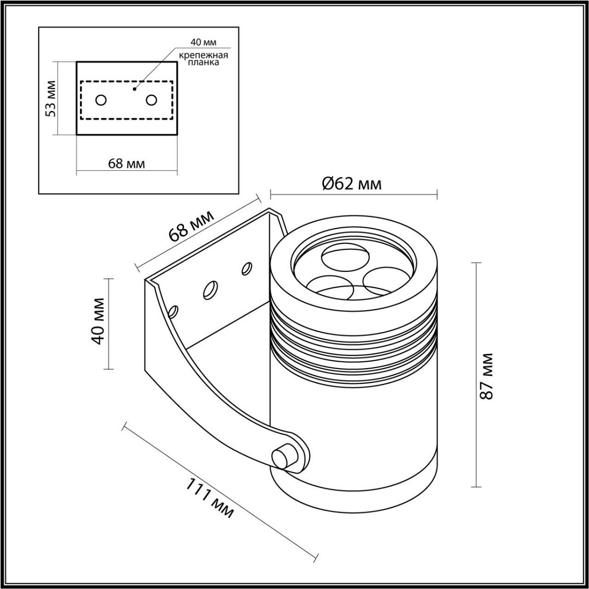 Уличные настенные светильники Фасадный поворотный светильник 360° ODEON LIGHT 6648/6WA3 STIMA LED 