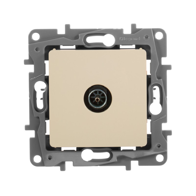Розетка TV Legrand Etika слоновая кость Звезда 672351