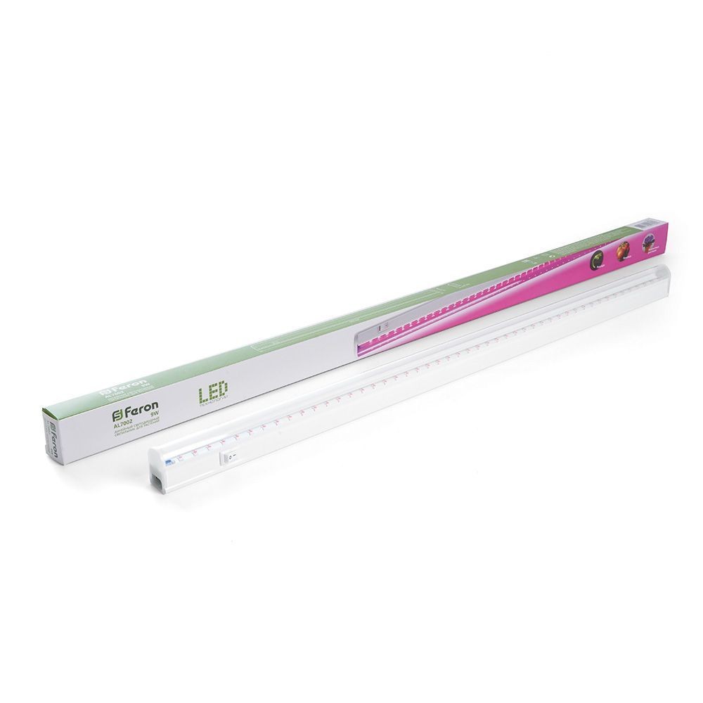 Линейные светодиодные светильники Светильник для растений линейный светодиодный FERON AL7002 14W 41355 
