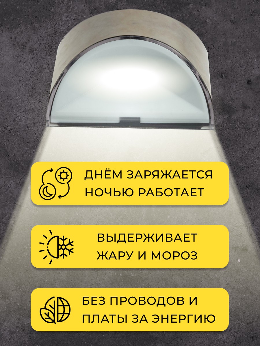 Светодиодные ландшафтные светильники Светильник Solar LED MP106 для архитектурной подсветки на солнечной батарее 48106 