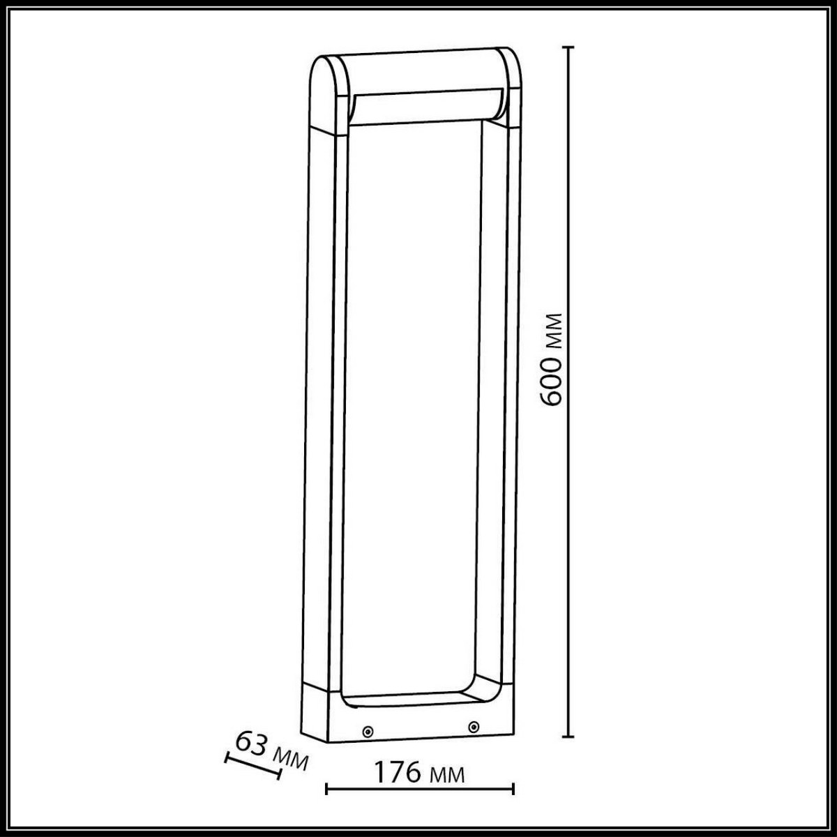 Светодиодные ландшафтные светильники Ландшафтный светильник ODEON LIGHT 7117/12GL TWINSET 