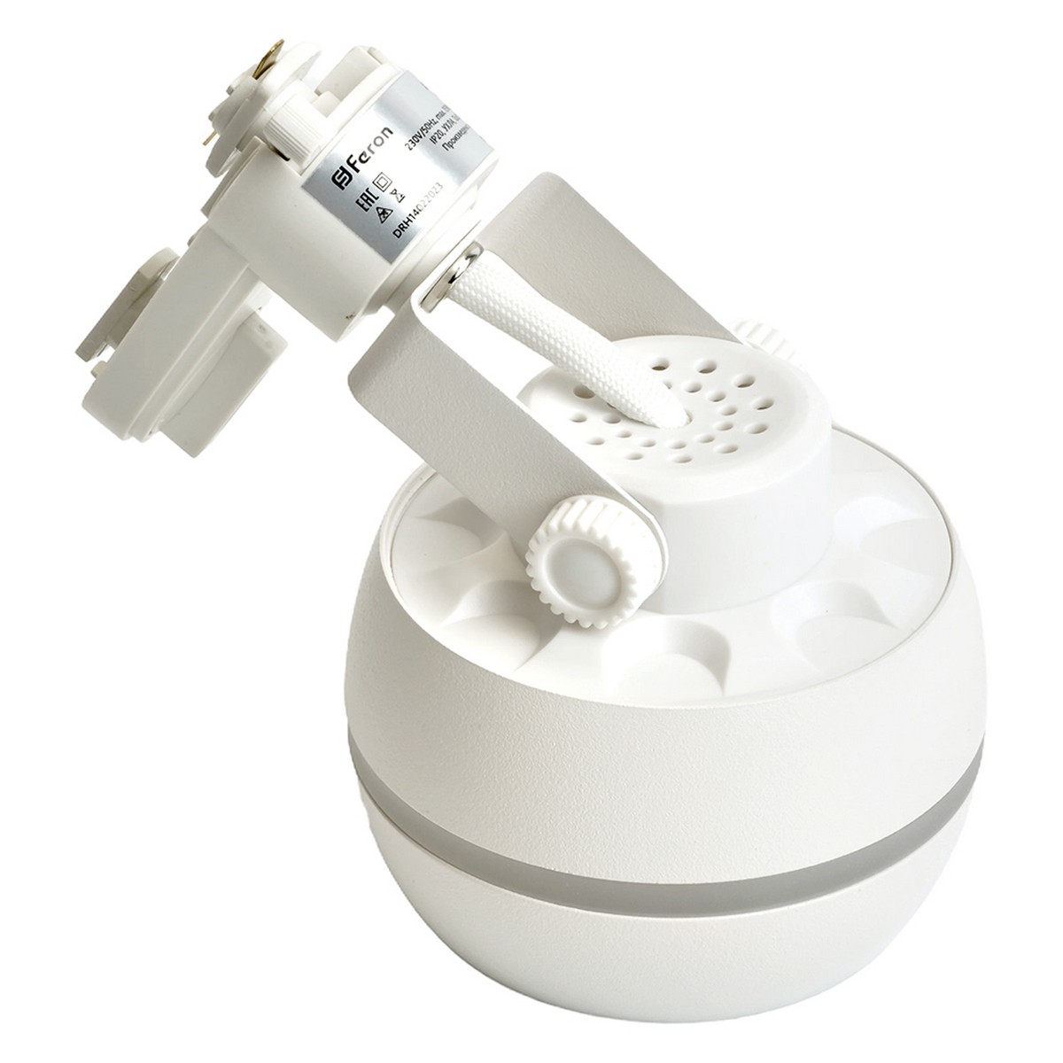 Трековые светодиодные светильники Светильник Feron AL165 трековый однофазный на шинопровод под лампу GX53 белый 48548 