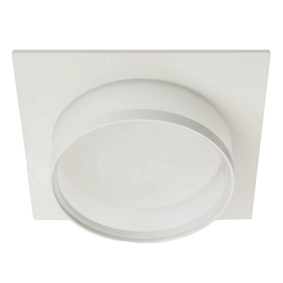 Встраиваемые светодиодные светильники Светильник встраиваемый Feron DL501 потолочный GX53 белый квадрат 51087 