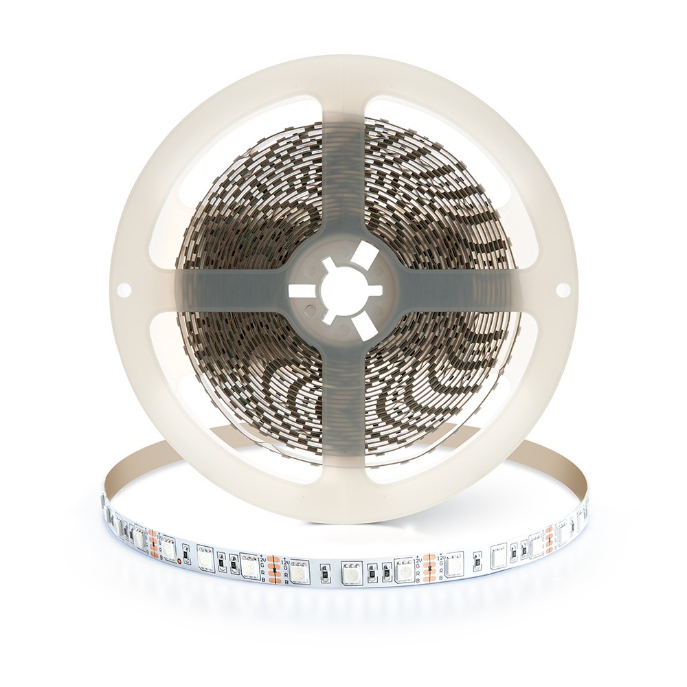 Светодиодная лента RGB Лента светодиодная Feron LS606 60SMD(5050)/м 14.4Вт/м 12V RGB IP20 5 метров 41449 