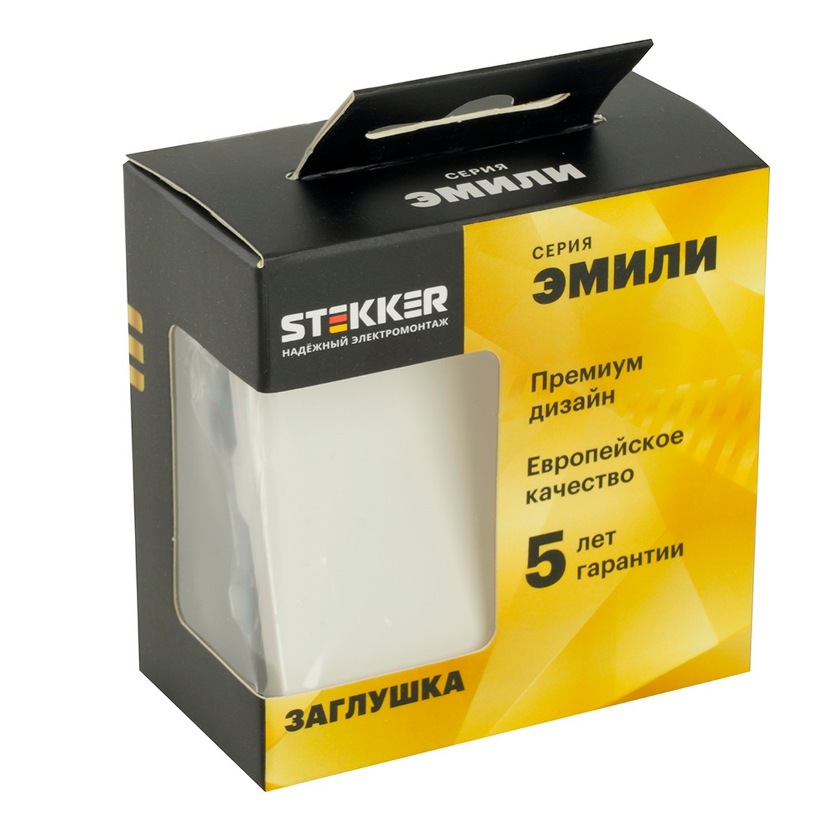 Заглушка STEKKER Эмили RST00-5116-01 белый фарфор soft touch  49883