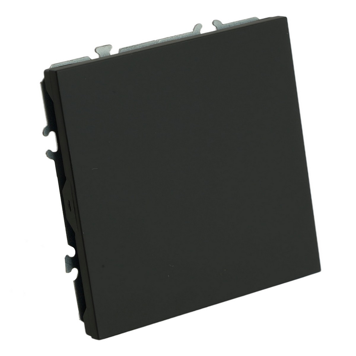 Эмили - Розетки и выключатели Stekker Заглушка STEKKER Эмили RST00-5116-05 черный уголь soft touch  49857