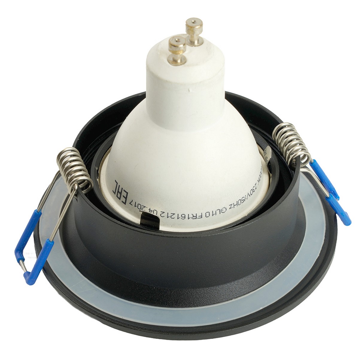 Встраиваемые светодиодные светильники Светильник встраиваемый Feron DL3301 потолочный MR16 G5.3 черный 48755 