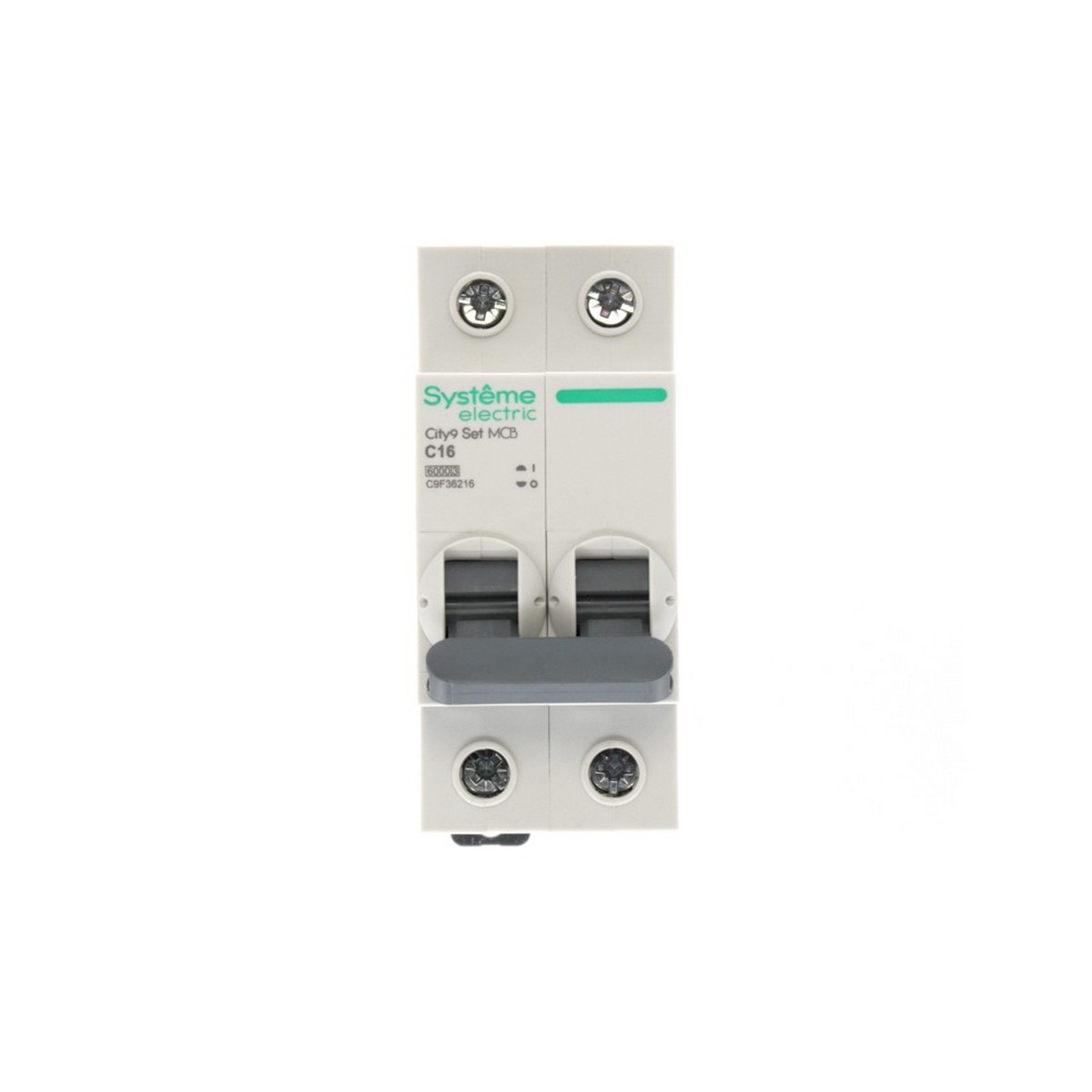 Автоматический выключатель Systeme Electric City9 Set (АВ) С 16А 2P 6kA C9F36216