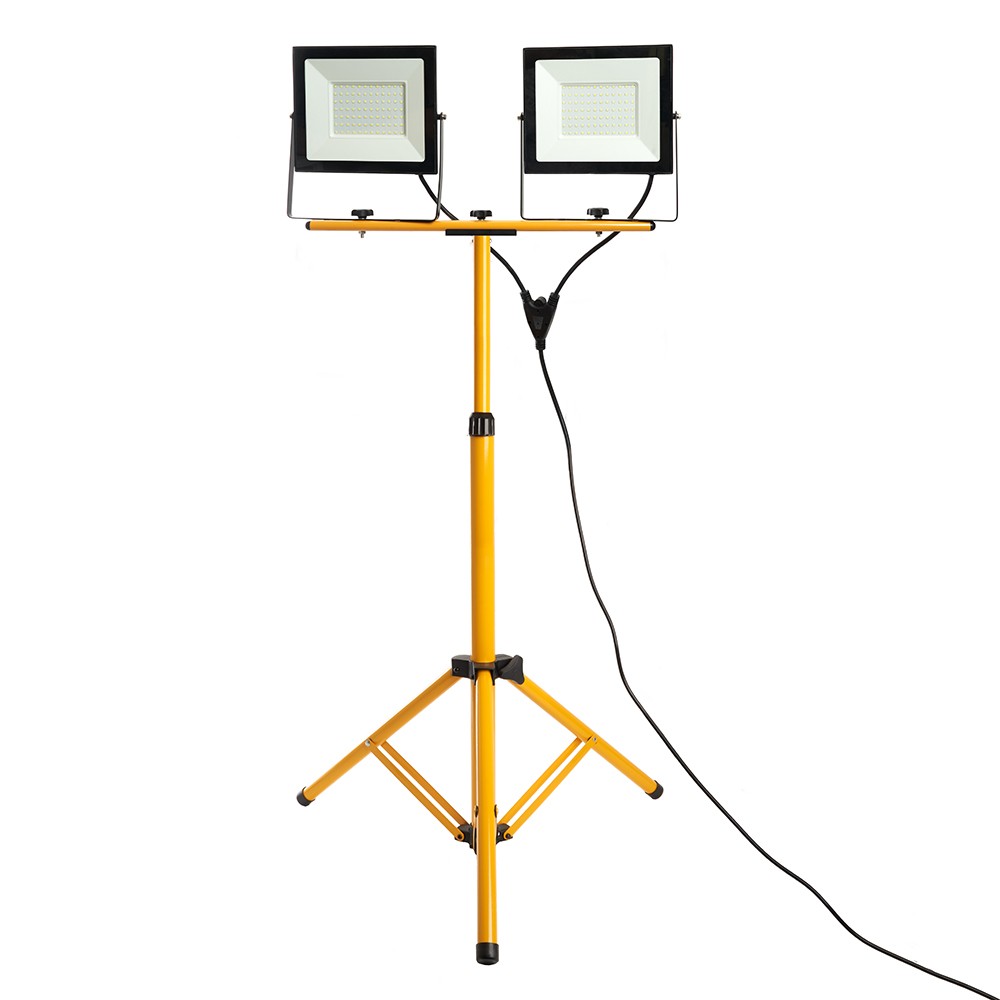 Прожекторы светодиодные Светодиодный прожектор Feron LL-505 на штативе IP65 2*100W 6400K 48506 