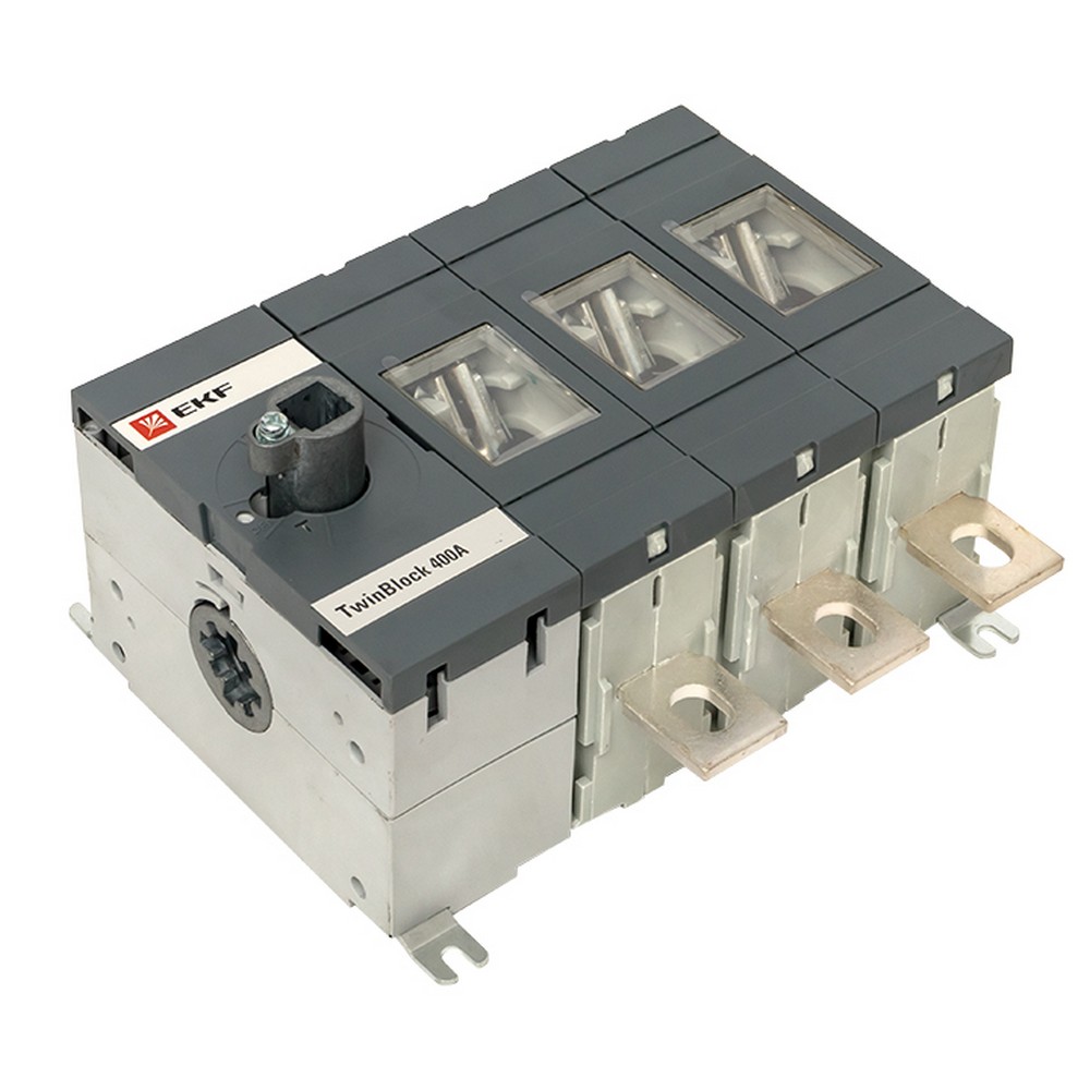 Рубильник EKF PROxima 400A 3P без рукоятки управления TwinBlock tb-s-400-3p