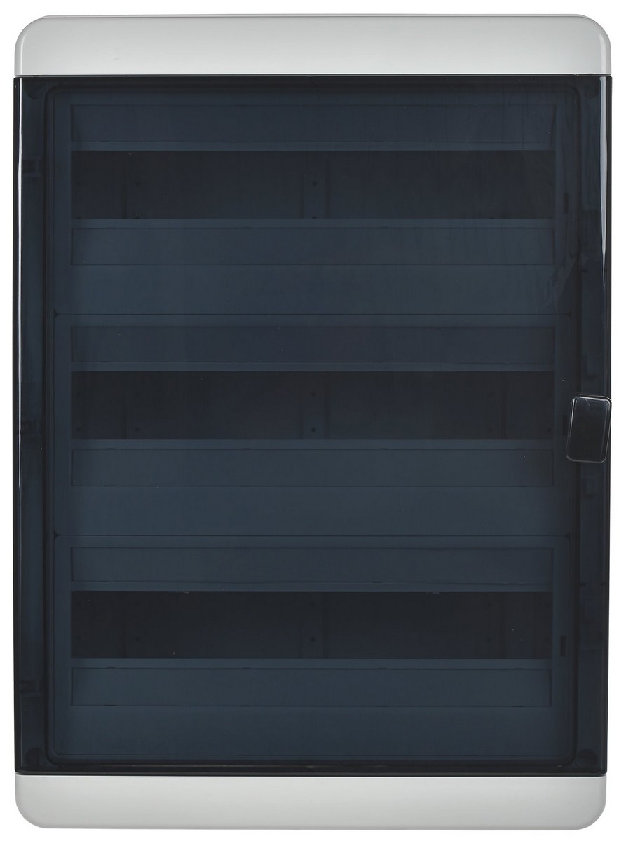 Пластиковые боксы и щиты IEK Корпус пластиковый IEK TEKFOR КМПн-54 IP65 черн. прозр. дверь TF5-KP72-N-54-65-K03-K02