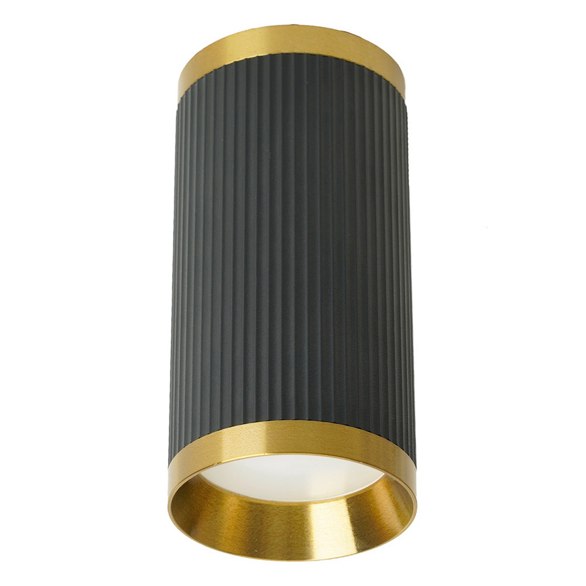 Светильники споты светодиодные Светильник потолочный Feron ML190 Barrel GATSBY MR16 GU10 35W 230V черный + античное золото 48851 