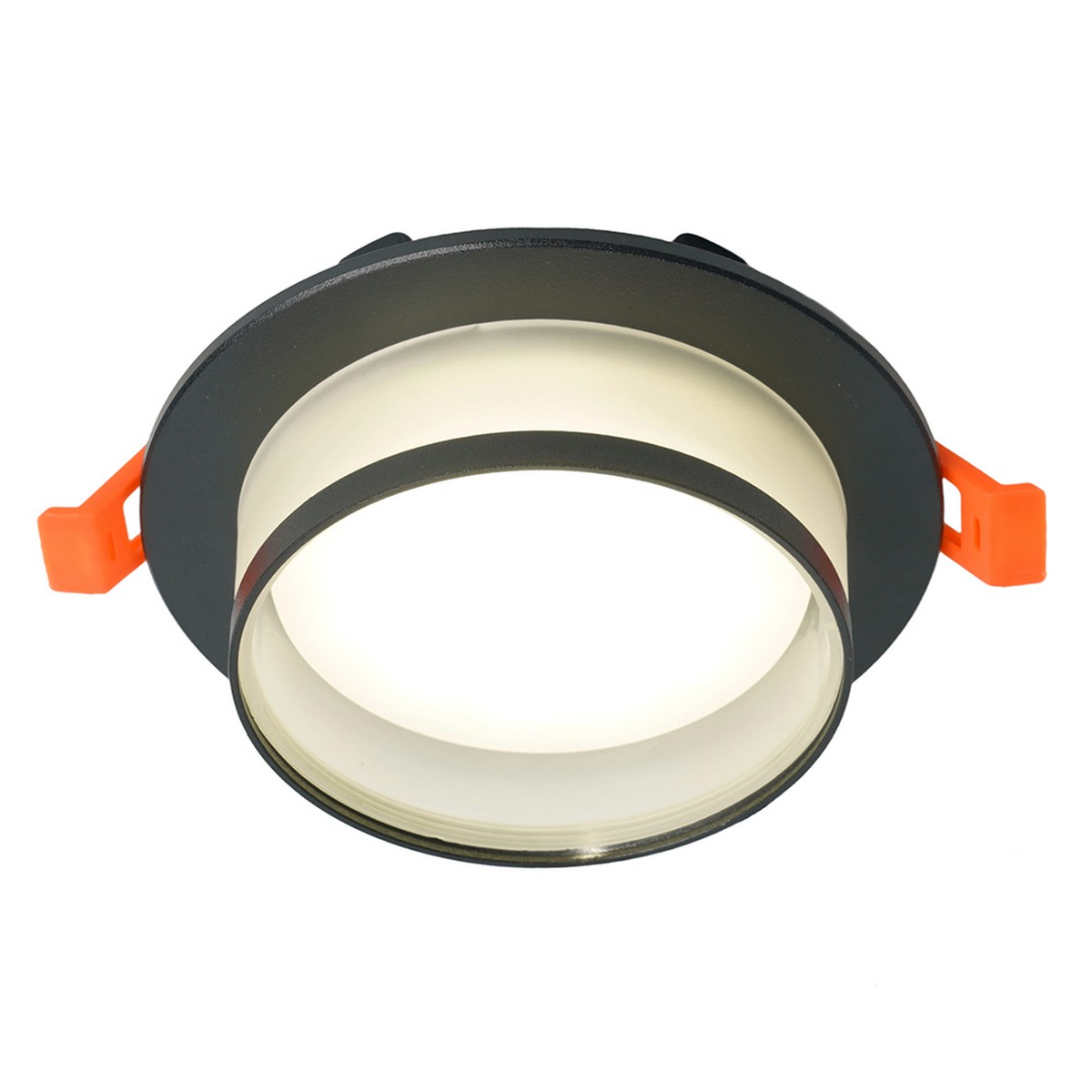 Встраиваемые светодиодные светильники Светильник встраиваемый Feron DL500 потолочный GX53 черный круг 51086 