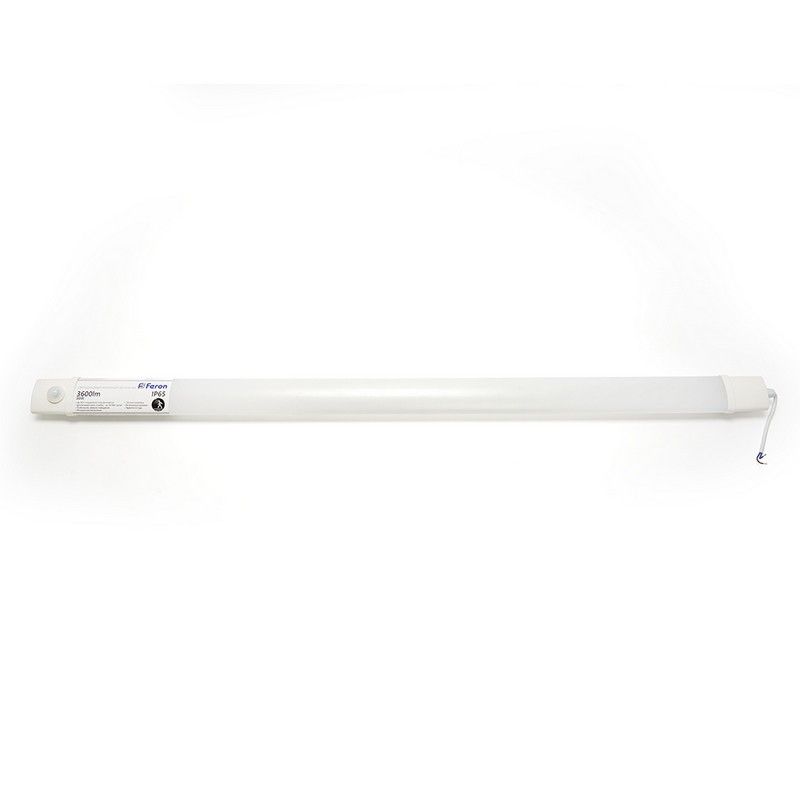 Линейные светодиодные светильники Светильник светодиодный Feron AL5091 линейный с ИК-датчиком 36W 6500K IP65 белый 48154 