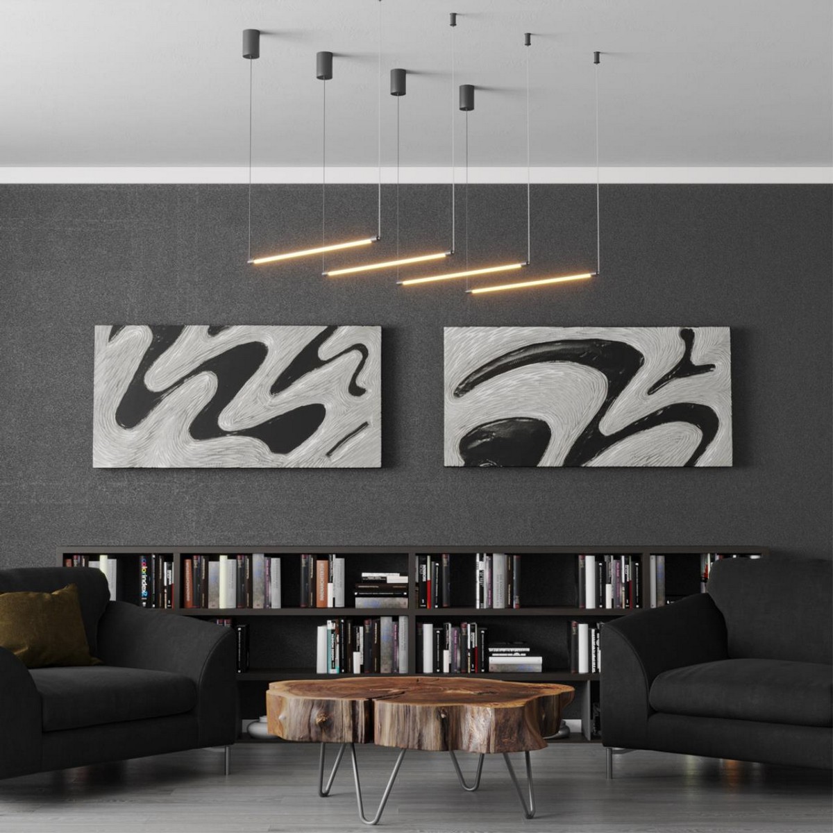 Линейные светодиодные светильники Светильник линейный светодиодный NOVOTECH VITZ 359345 