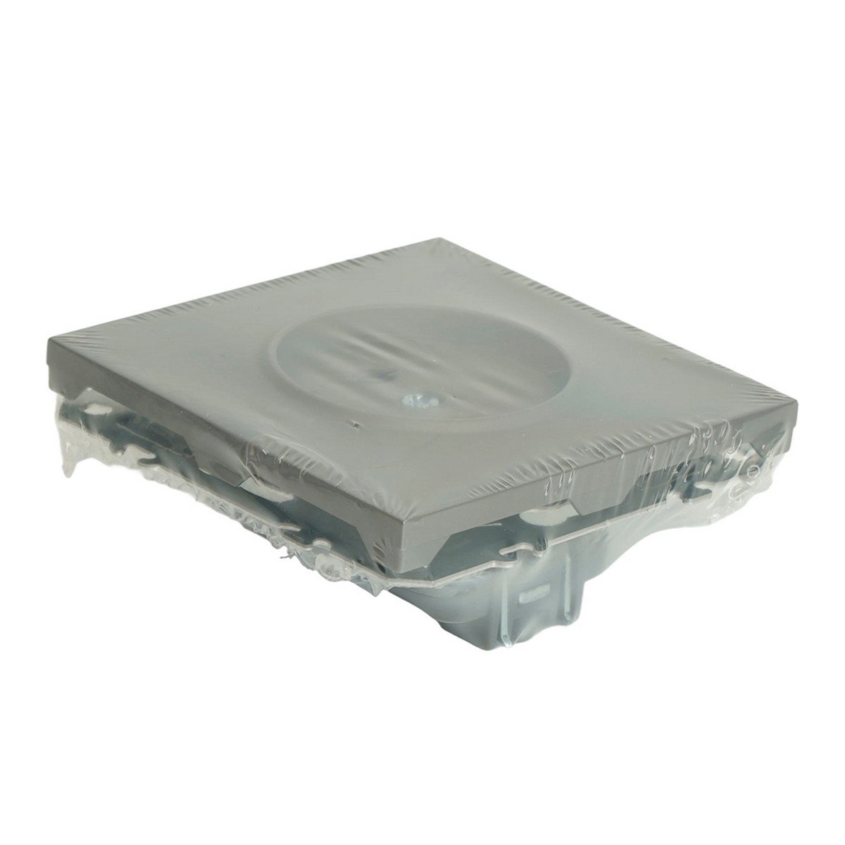 Эмили - Розетки и выключатели Stekker Розетка 1-ая с защитной шторкой б/з STEKKER Эмили RST16-5109-10 платиново-серый soft touch 49954