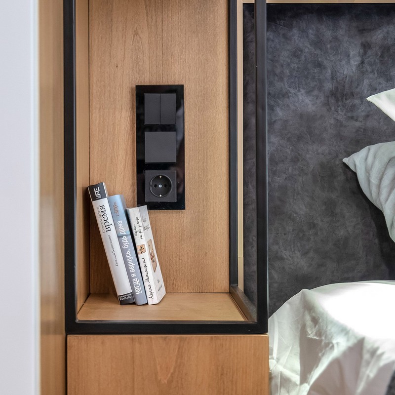 Werkel Черный матовый механизмы Розетка с заземлением Werkel черный матовый W1171008