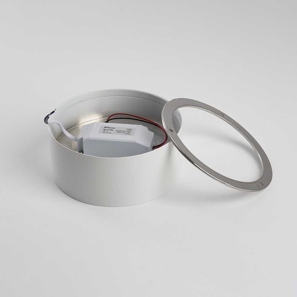 Накладные светодиодные светильники Светильник накладной Feron AL200 20W белый 4000К “Simple matte” 48076 