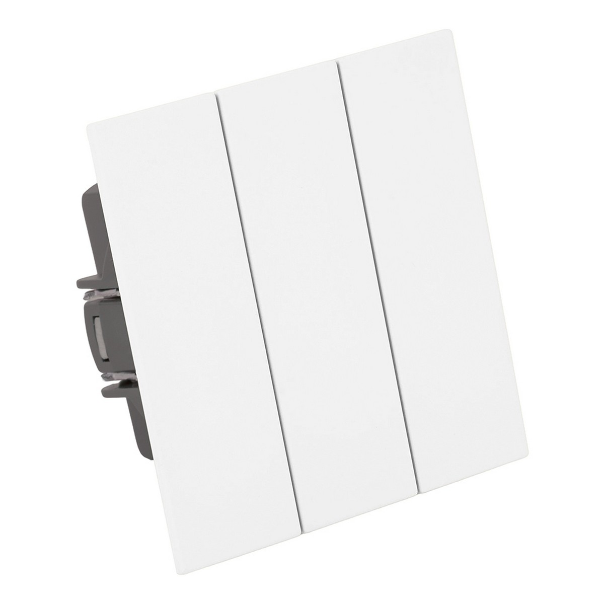 Мия - Розетки и выключатели Stekker Выключатель 3-клавишный STEKKER Мия RSW10-3108-01 белая магнолия 50430