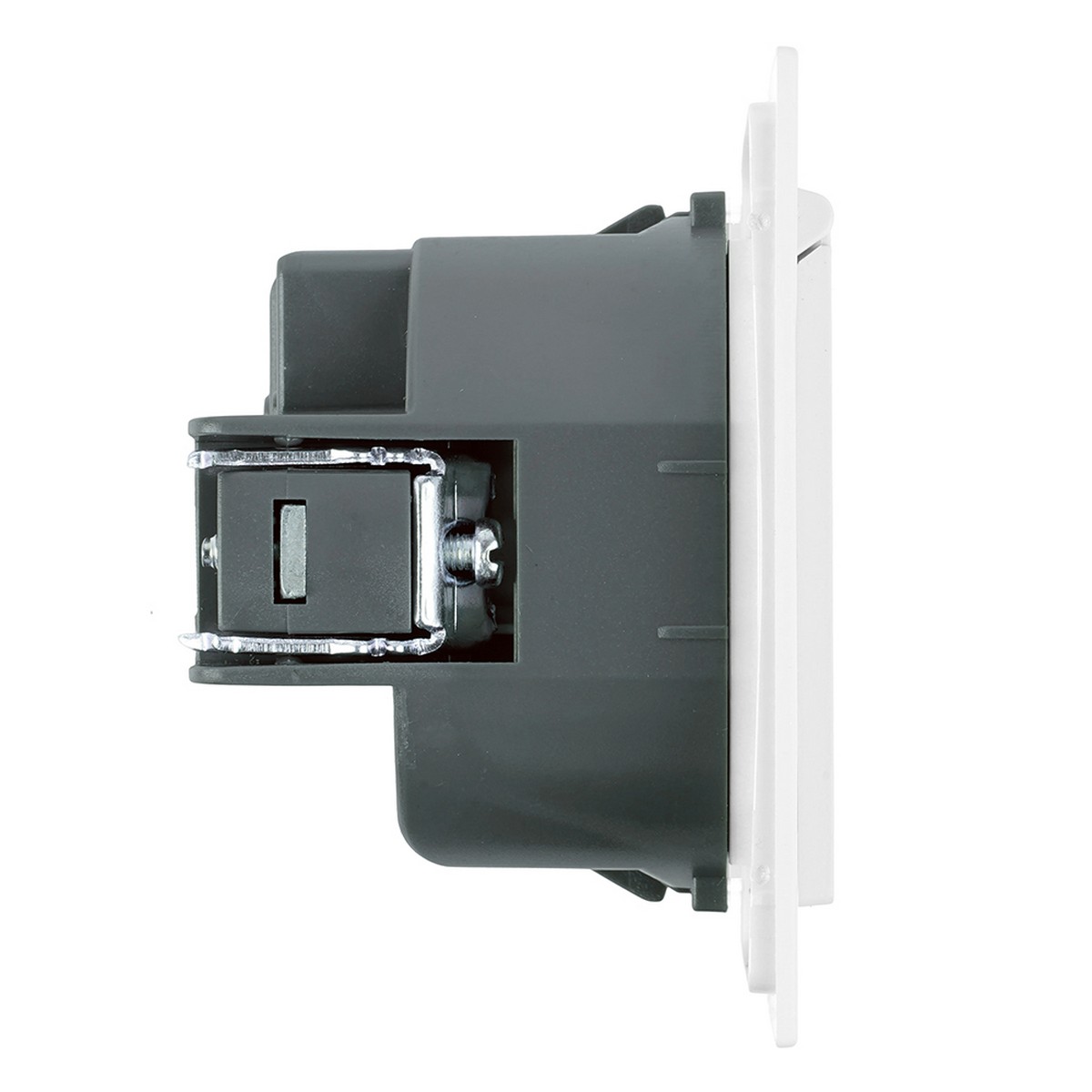 Мия - Розетки и выключатели Stekker Розетка 1-местная с крышкой с защ. штор STEKKER с/з Мия RST16-3112-01 белая магнолия 50441