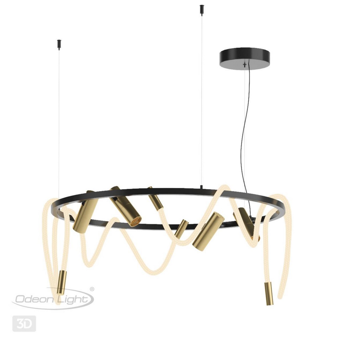 Подвесные светодиодные светильники Подвесной светильник ODEON LIGHT 4397/55L CORDA 