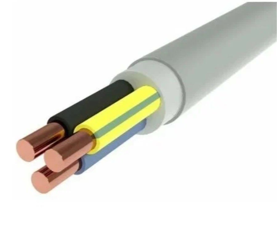 Кабель NYM медный силовой Кабель силовой NYM Конкорд медный (ГОСТ) 3*2,5 