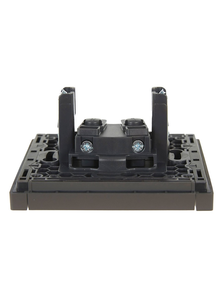 IEK FORTE&PIANO Серый Розетка IEK FORTE&PIANO Серый б/з со шт винтовое крепление 10А FP317