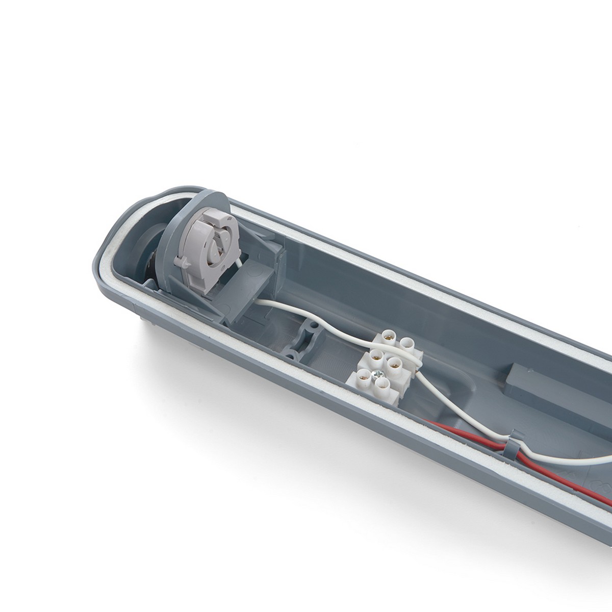 Линейные светодиодные светильники Светильник Feron AL4064 для светодиодной лампы Т8 G13, 1276*60*55мм  48193 